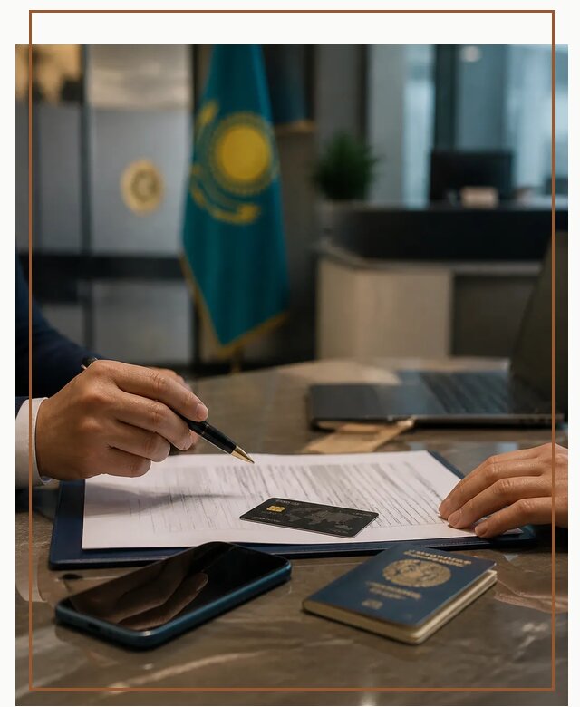Открытие счета и банковской карты в Казахстане в Тайшете
